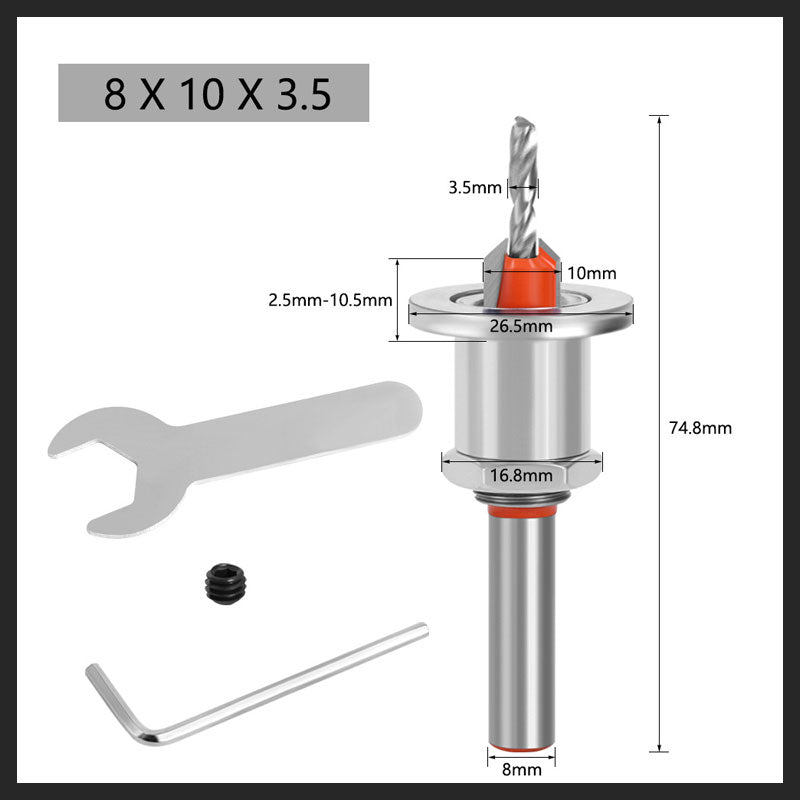 Adjustable Screw Step Drill