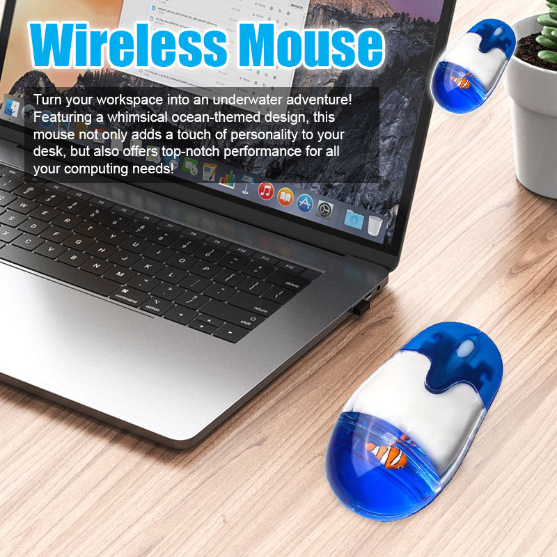 Cartoon Ocean Series Wireless Mouse