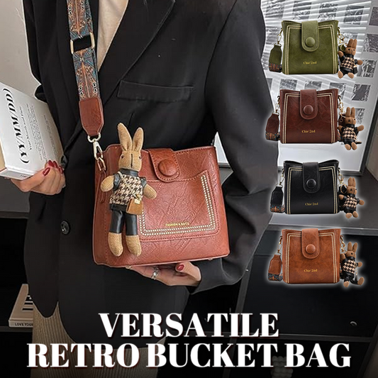 Versatile Retro Bucket Bag