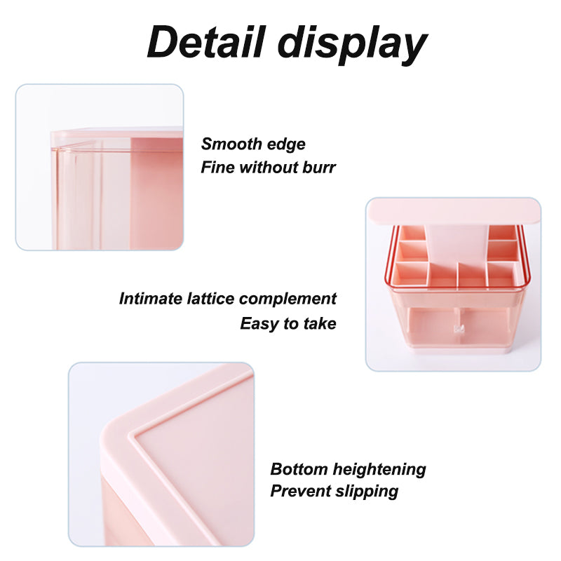 Pressing Design Transparent Cosmetic Display Cases Storage