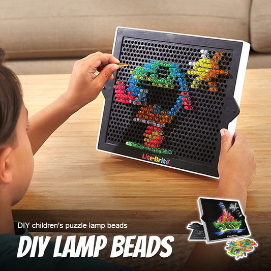 DIY Children's Jigsaw Puzzle Lamp Beads