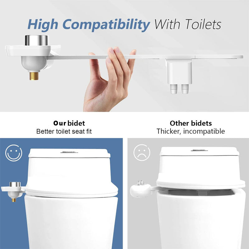 Double Nozzle Toilet Flusher