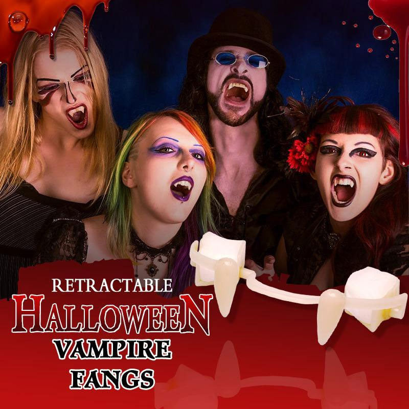 Retractable Halloween Vampire Fangs