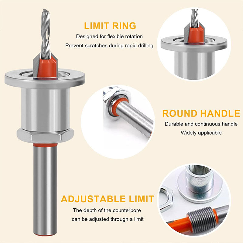 Adjustable Screw Step Drill