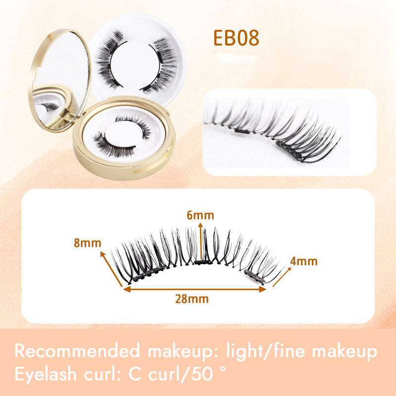 Plain Magnetic False Eyelashes