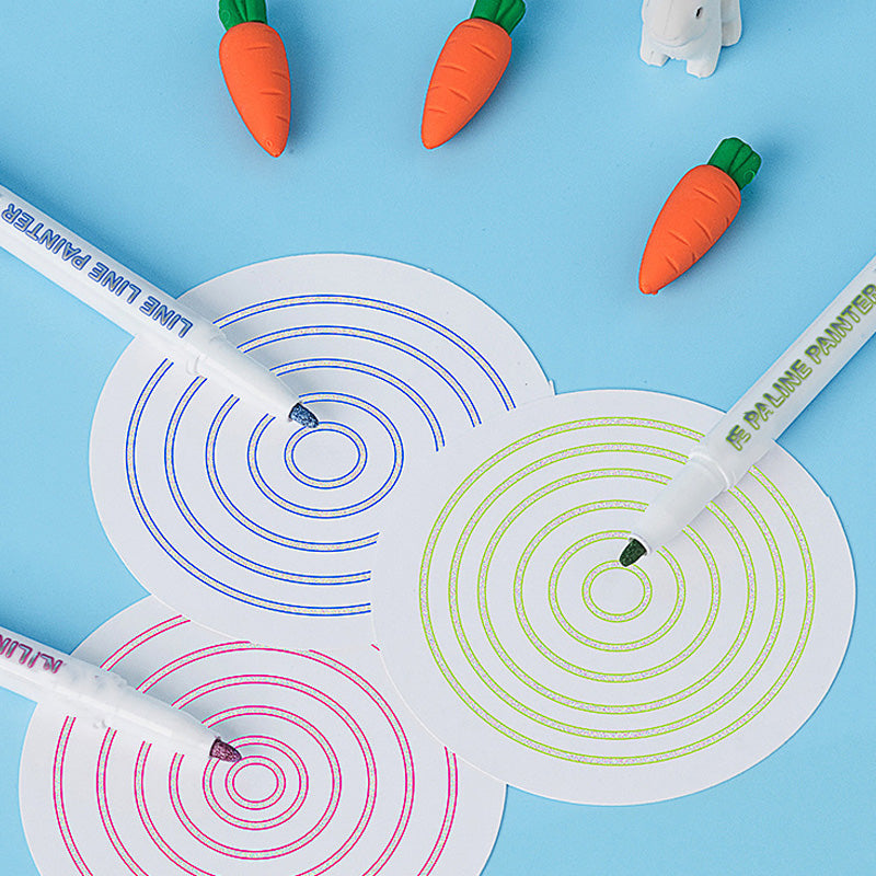 Dreamy Dual-Color Contour Pen Set