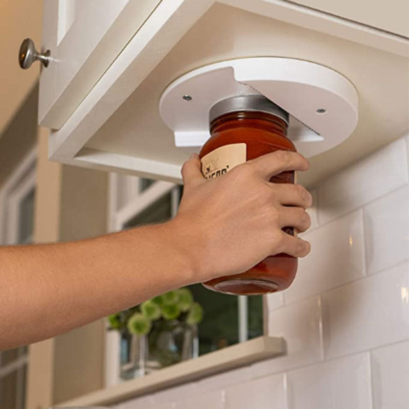 Jar Opener Multi-function Cap Opener Under Cabinet