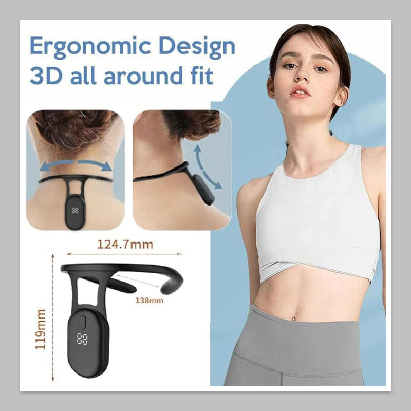 Ultrasonic Lymphatic Therapy Device-Neck Massager，Neck hunchback posture corrector