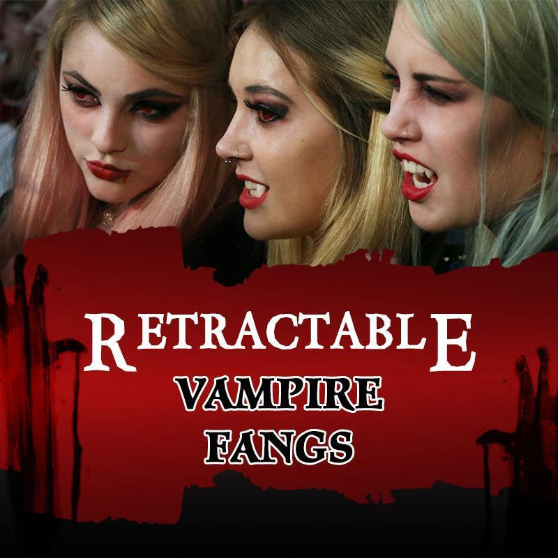 Retractable Halloween Vampire Fangs