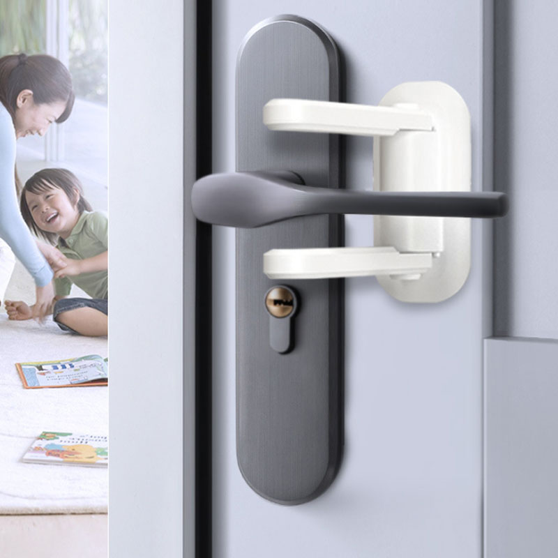 Multifunctional door stopper child safety lock