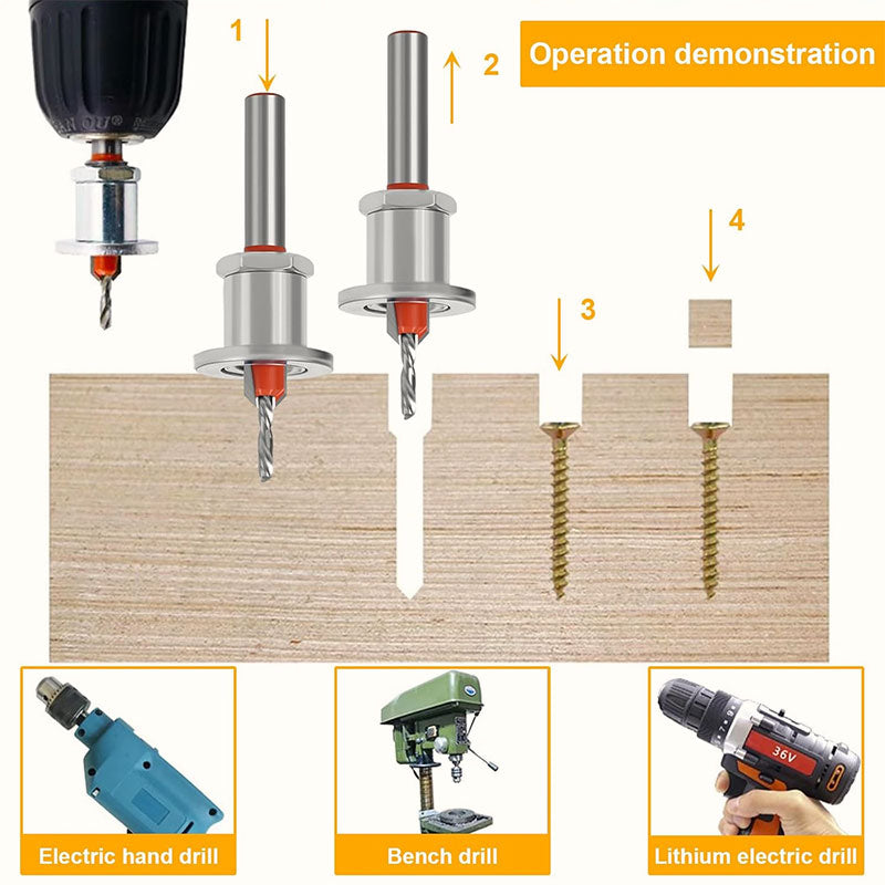 Adjustable Screw Step Drill