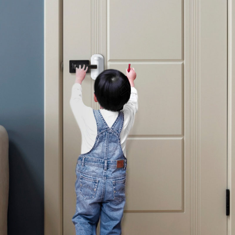 Multifunctional door stopper child safety lock