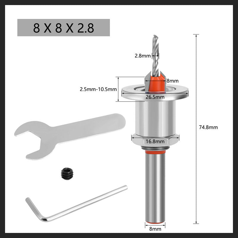 Adjustable Screw Step Drill