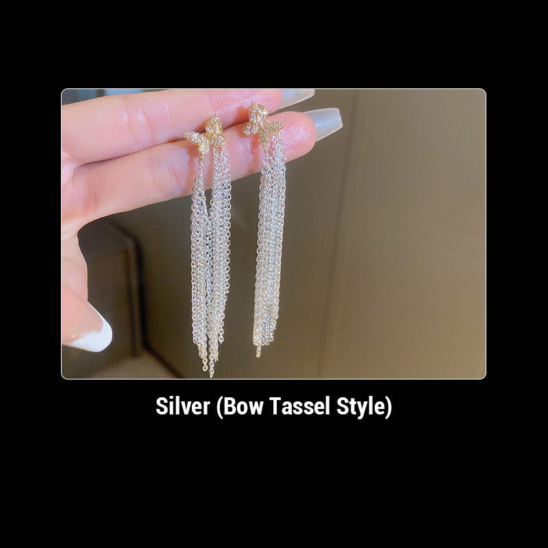 Tassel Sequin Wheat Earrings