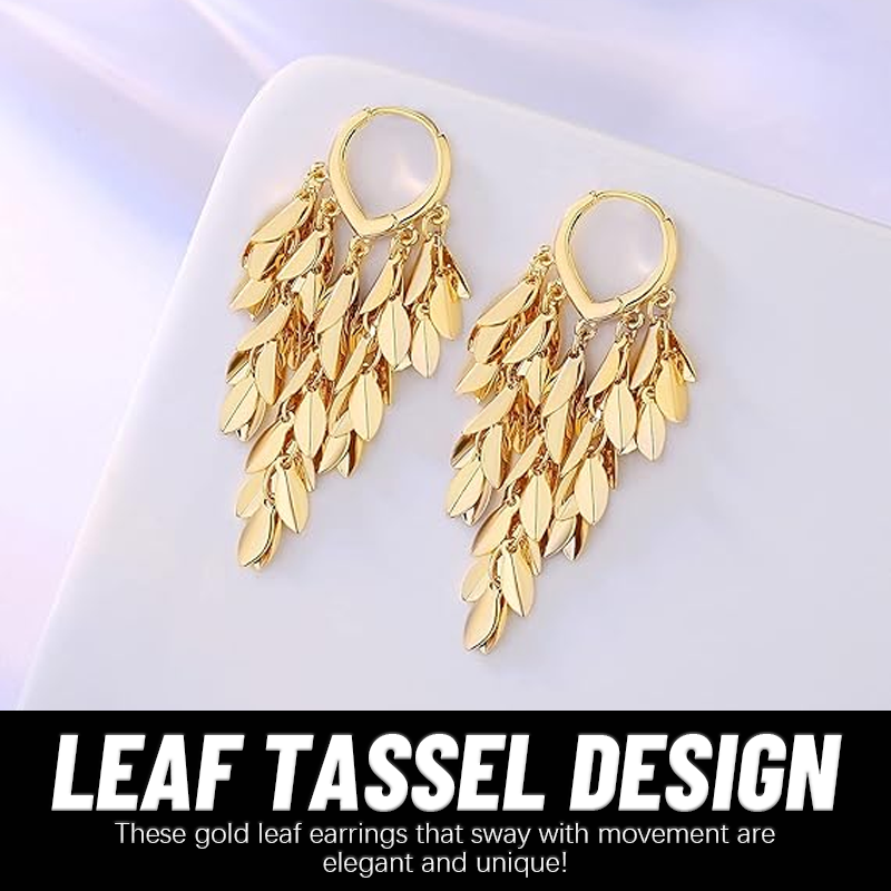 Tassel Sequin Wheat Earrings